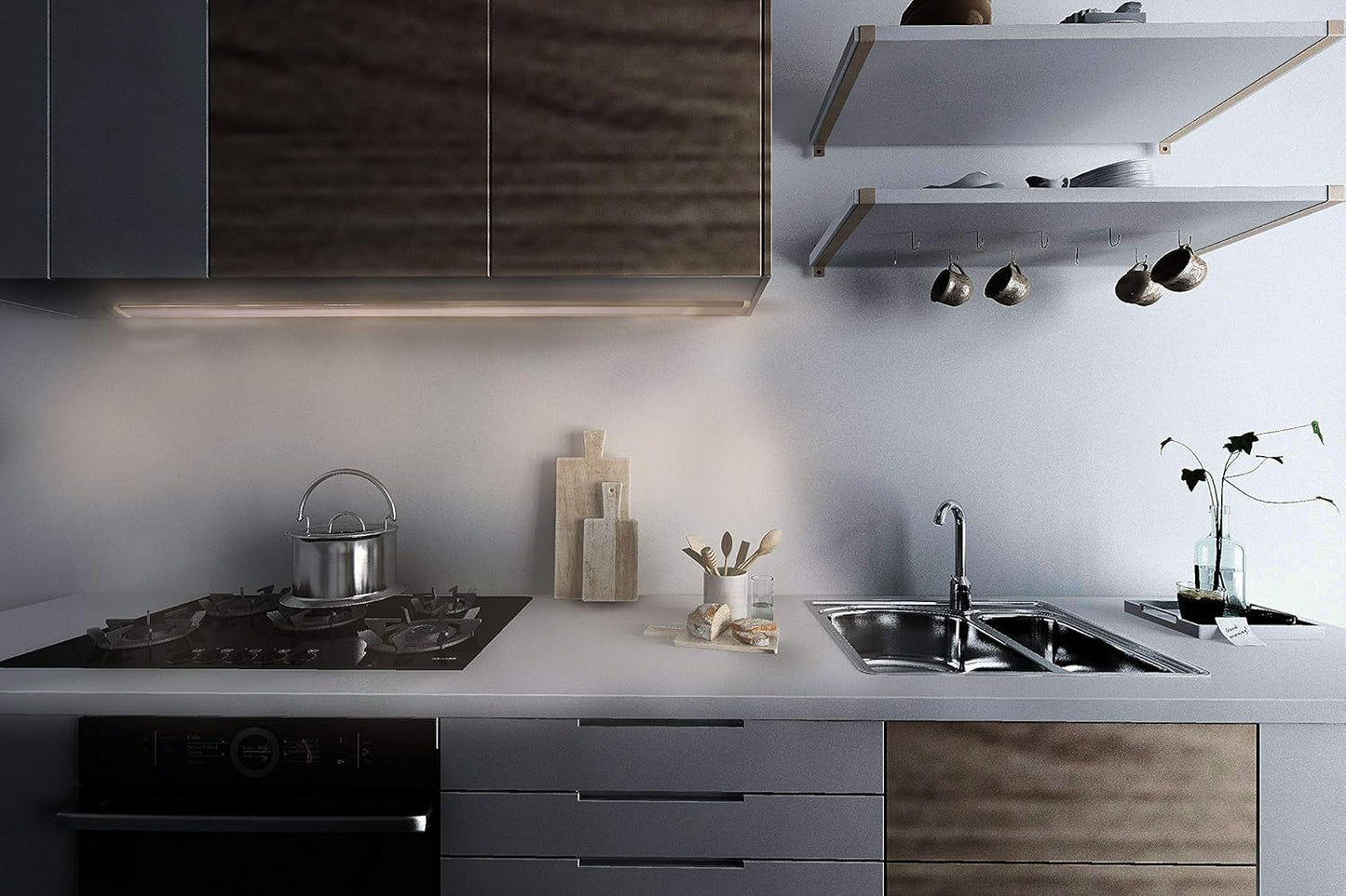LED Unterbaulampe mit Touchdimmer