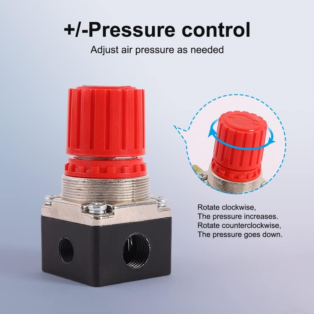 Luftkompressor-Druckregler 1/4, 4 Löcher