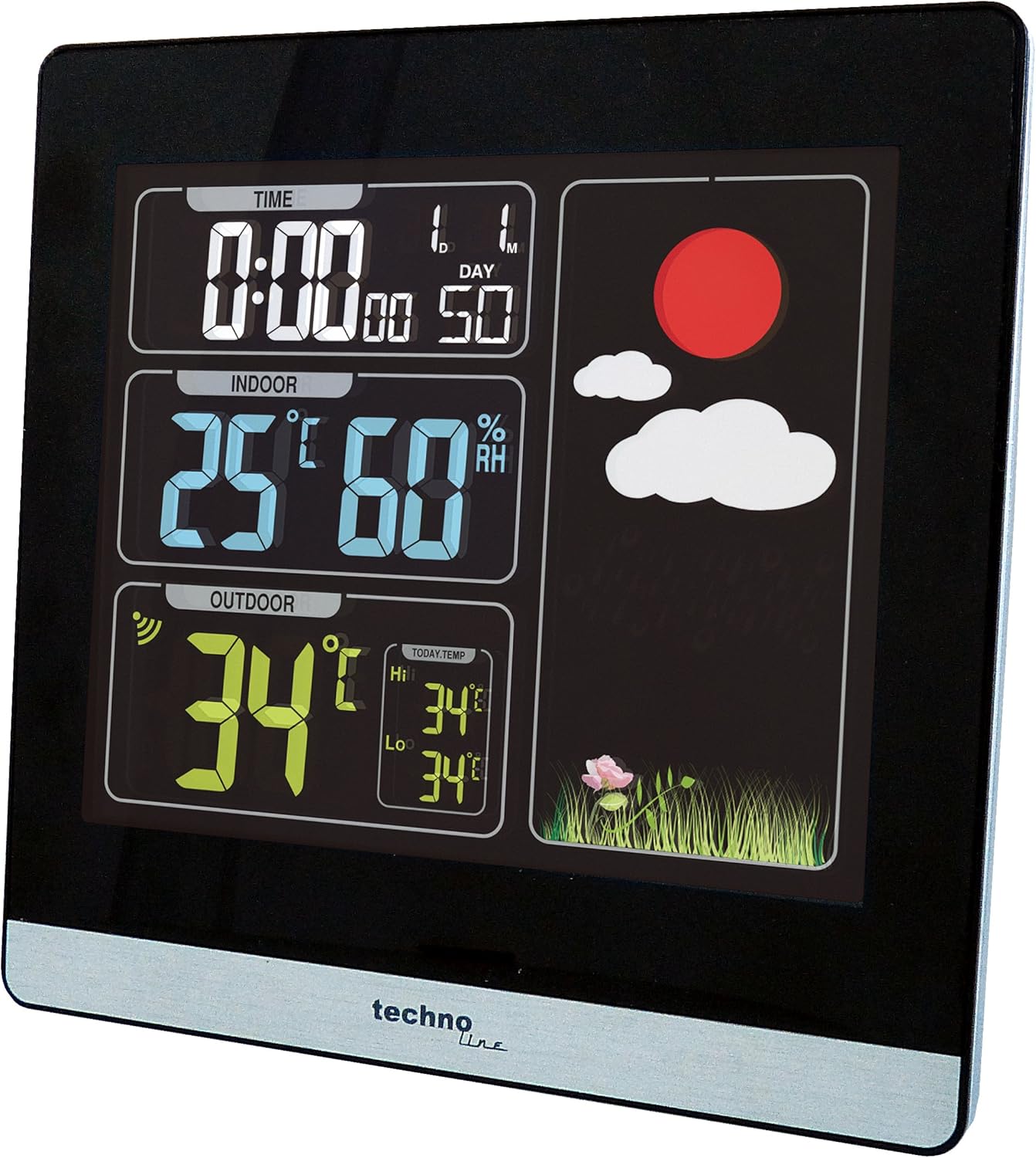 Wetterstation WS6448 mit Farbdisplay, Wetterstation