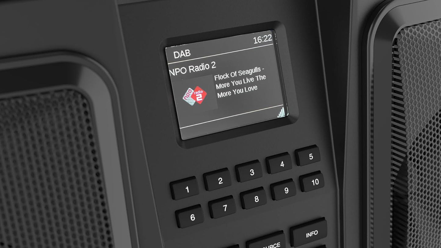Baustellenradio Rockbull mit DAB+ und Bluetooth