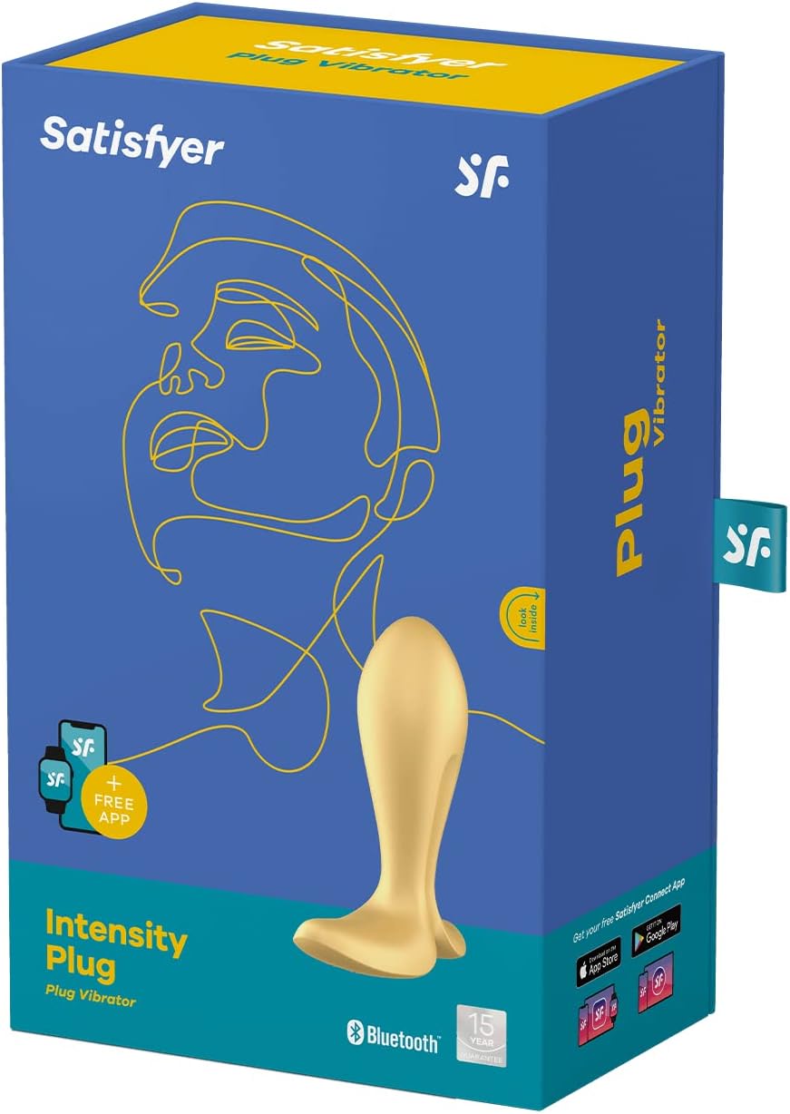 App-gesteuerter Analvibrator Intensity Plug, Gold Einheitsgrosse