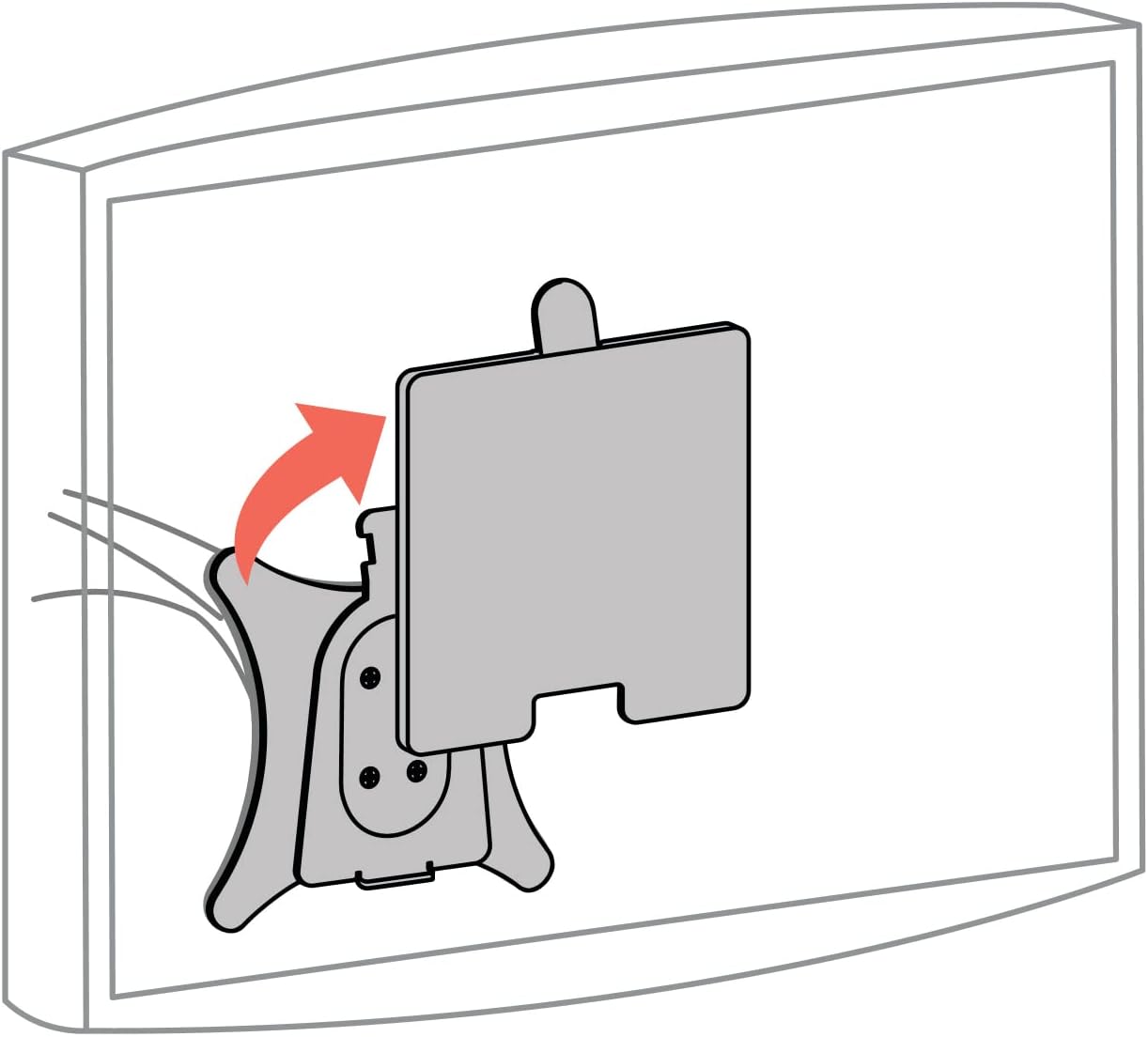 Monitor-Schnellwechselhalterung 60-589-060