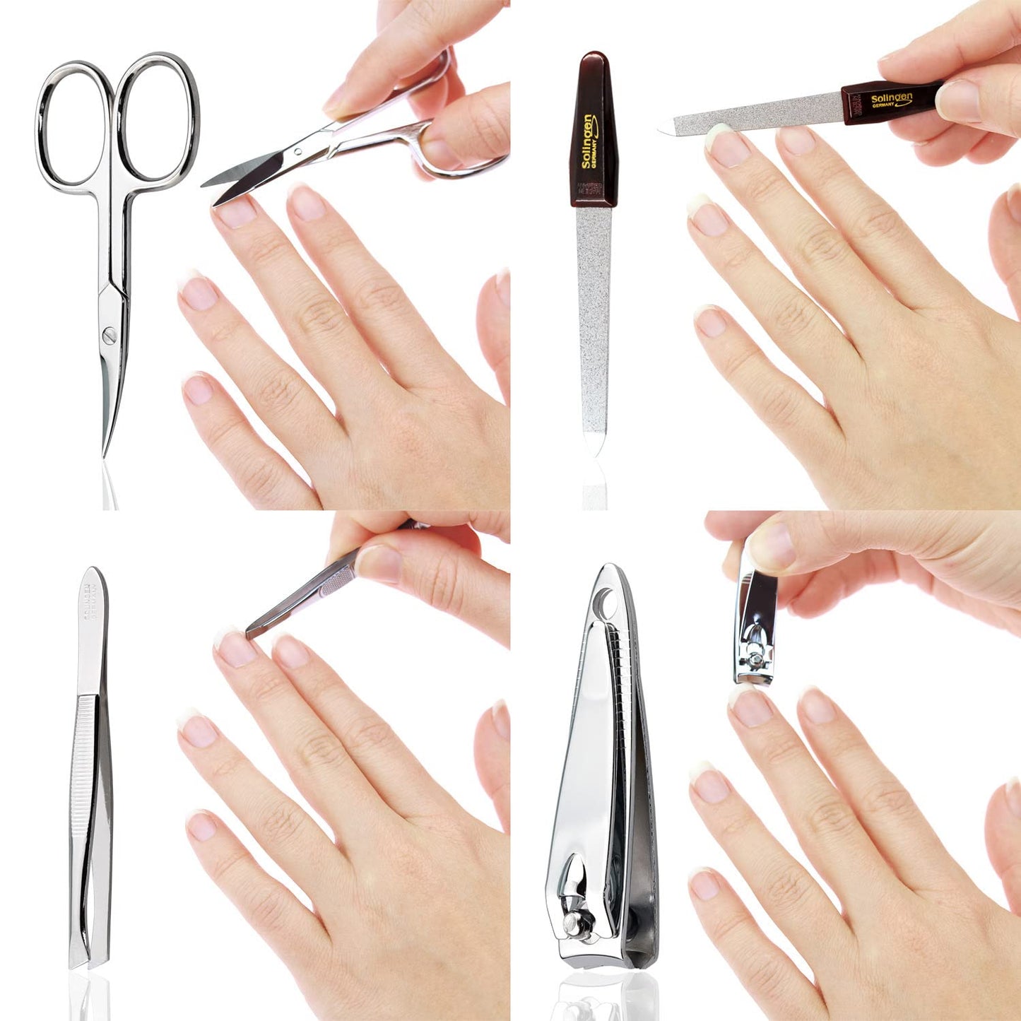 5-teiliges Nagelset, 4. Braun
