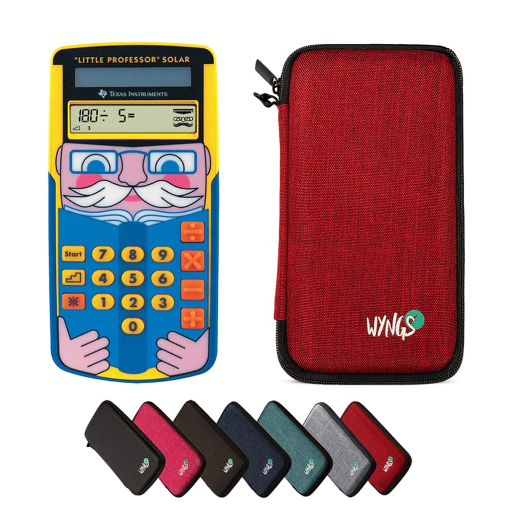 TI-Little Professor inkl. Schutztasche, Rot