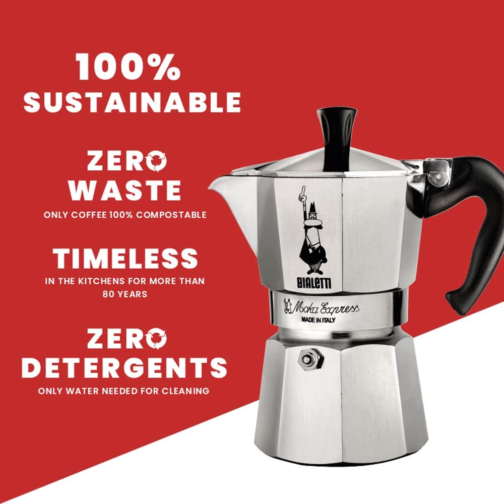Moka Express für 6 Tassen, 6 Tassen