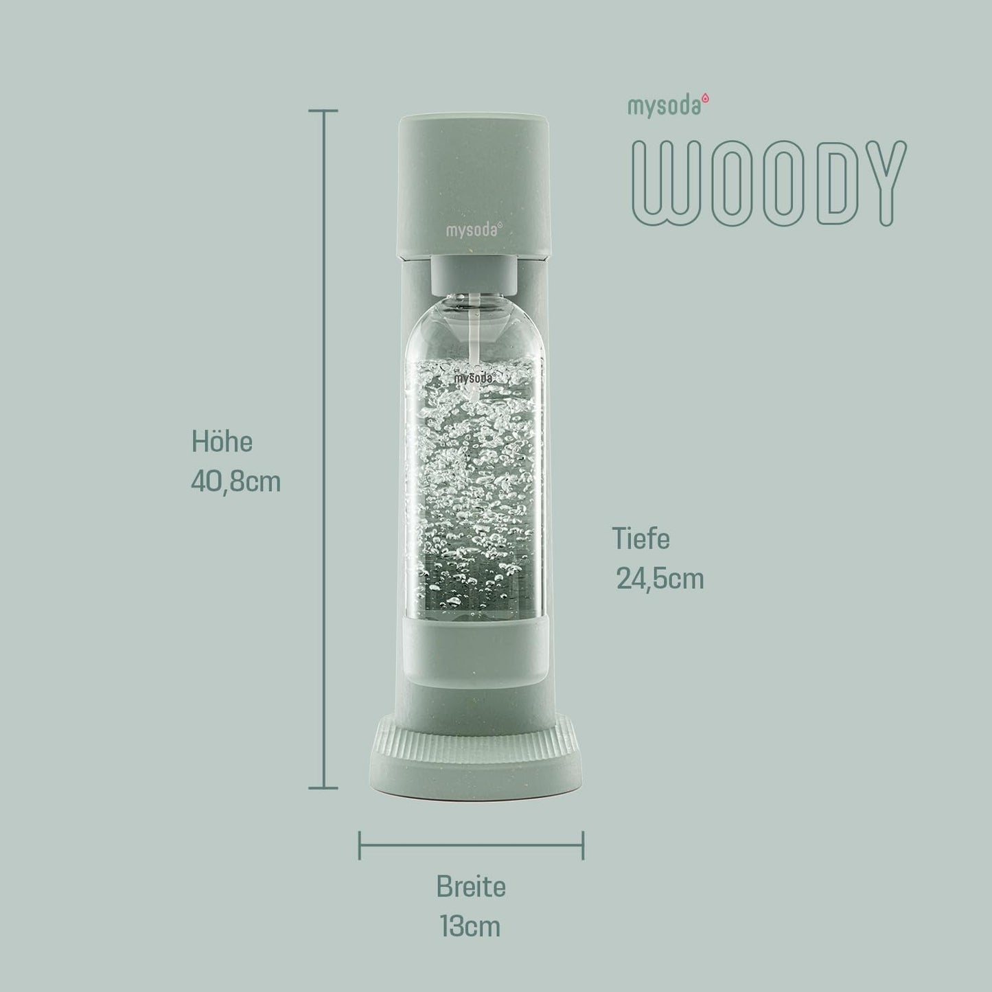 Woody Wassersprudler, Salbeigrün