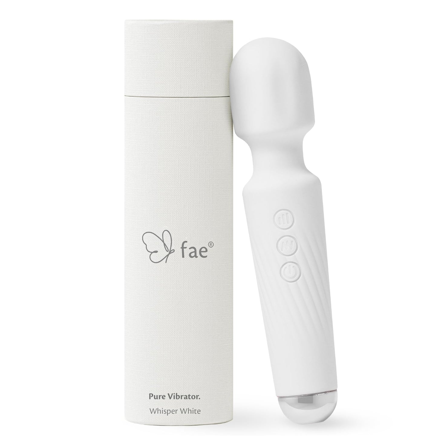 Magic Wand Vibrator mit 160 Kombinationen, Pure Serie, Whisper White