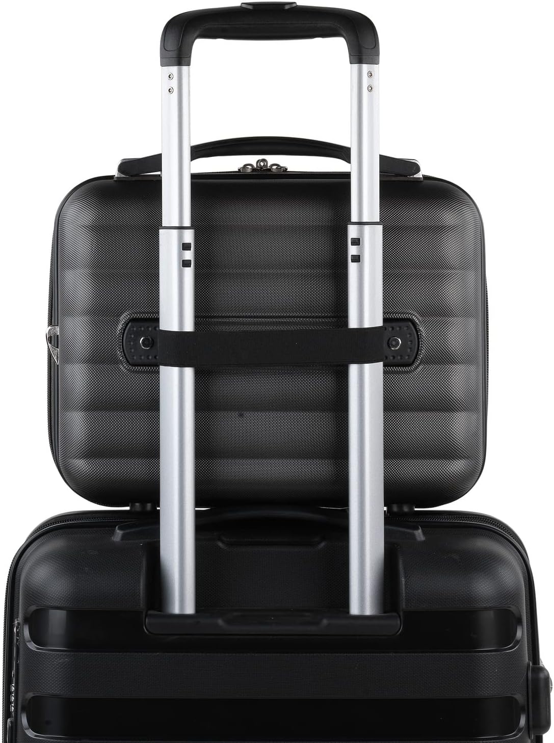 Koffer-Set mit Rollen (Hartschale, 3-teilig), Antrazit 55 cm + 75 cm + 35 cm