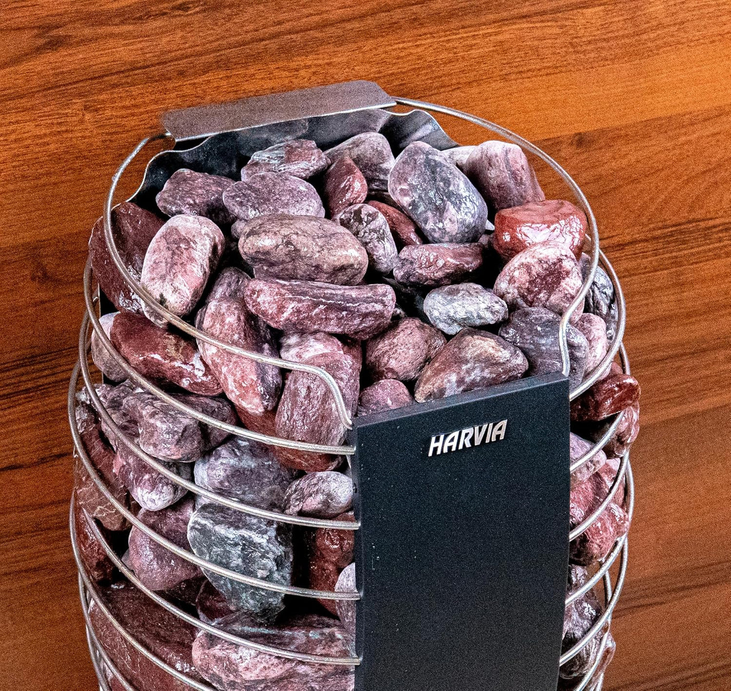 Saunasteine Roter Jaspis, 15 kg, für Saunaöfen, 5-10 cm