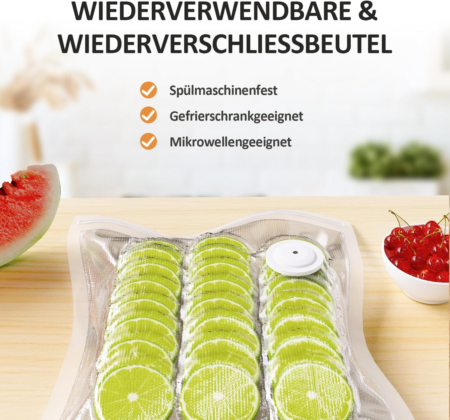 Vakuumiergerät mit 30-teiligem Beutel-Set, X-Large(Siegelgerät*1 + Vakuumbeutel*20-Set)