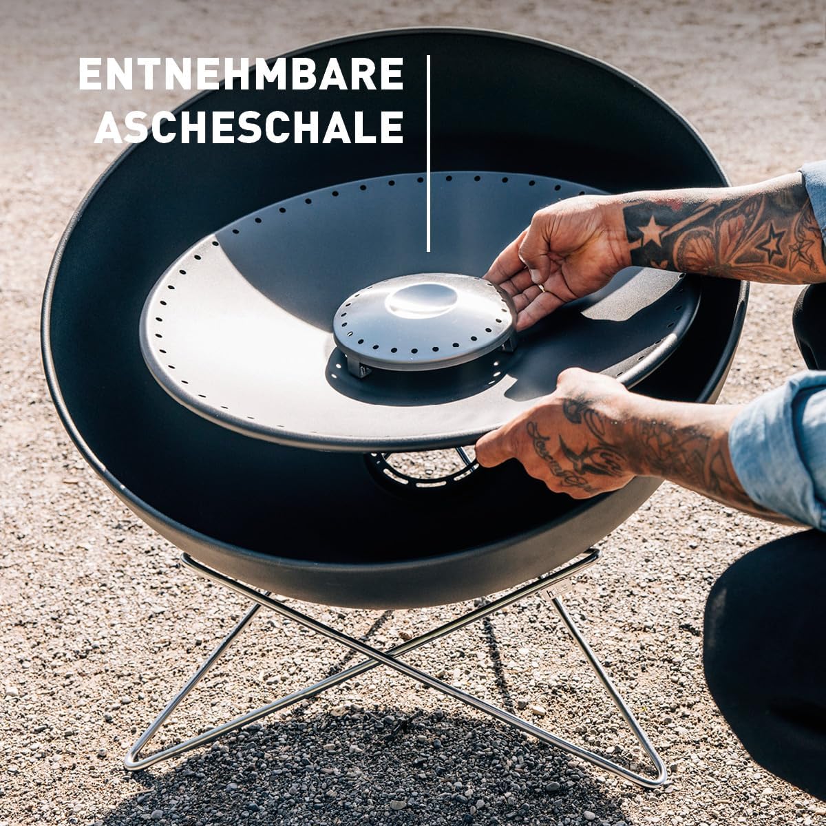 BOWL 70 Feuerschale mit Dreibein, 70 BOWL 70 mit Dreibein
