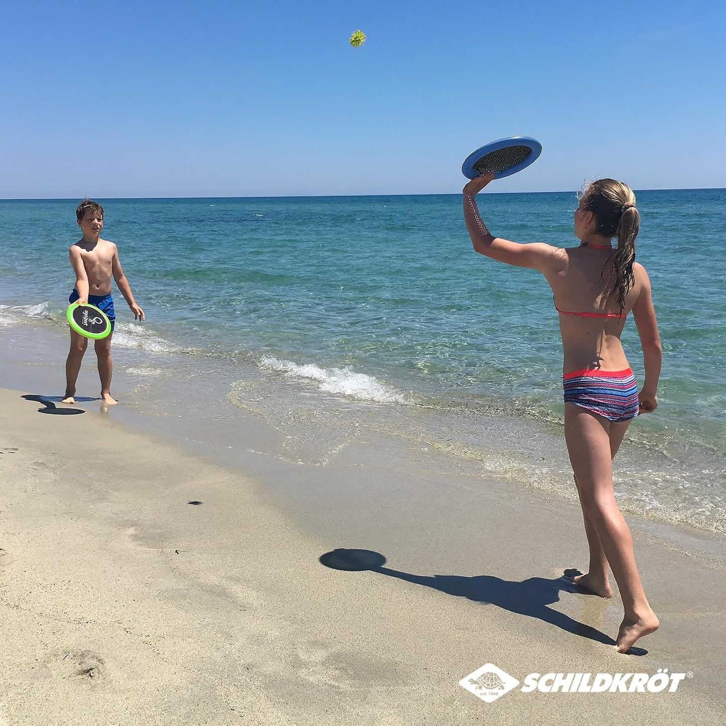 Ogo Sport Set mit Softdiscs und Ball, Blau Einheitsgrösse Single