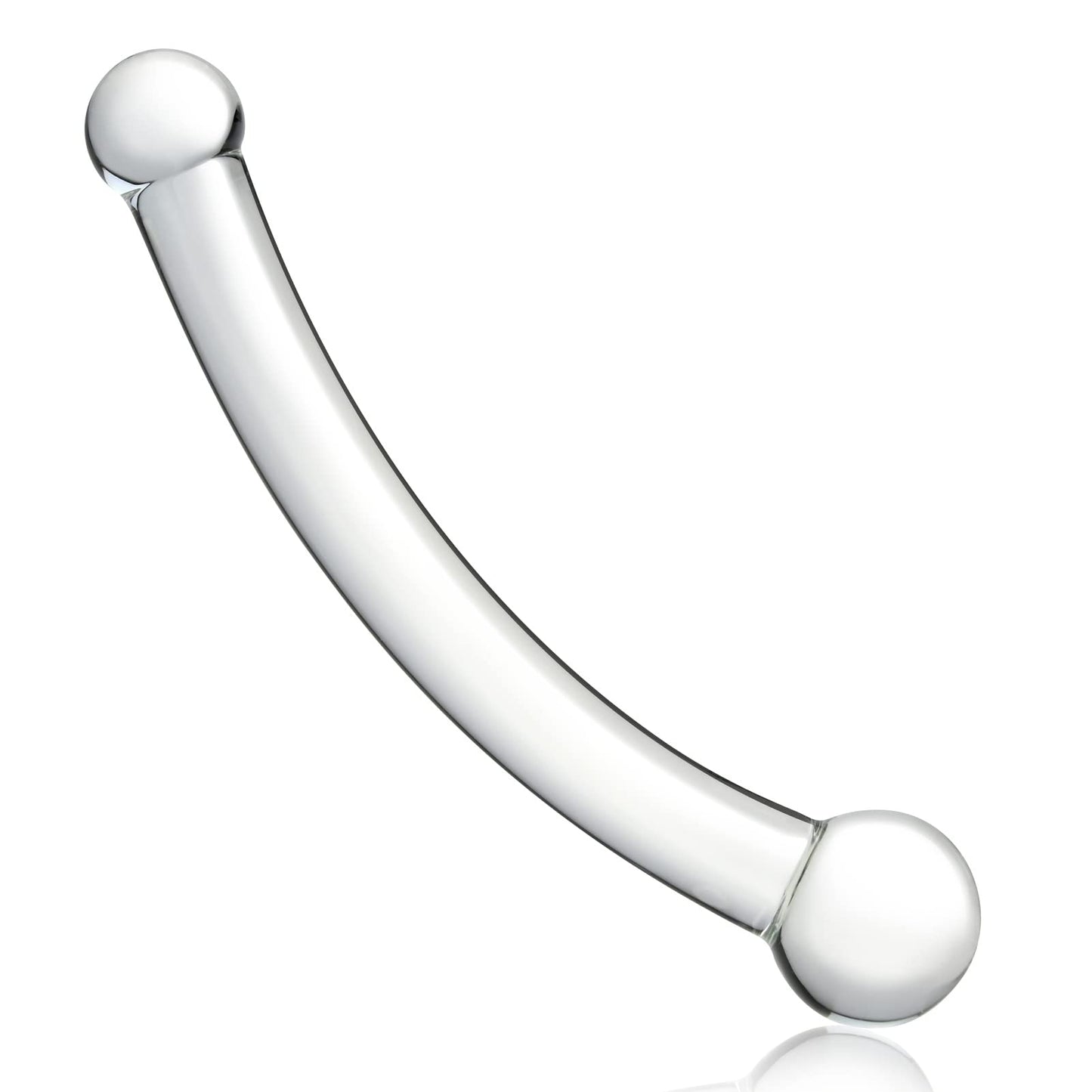 Doppeldildo, Anal- und G-Punkt-Stimulator, Transparent