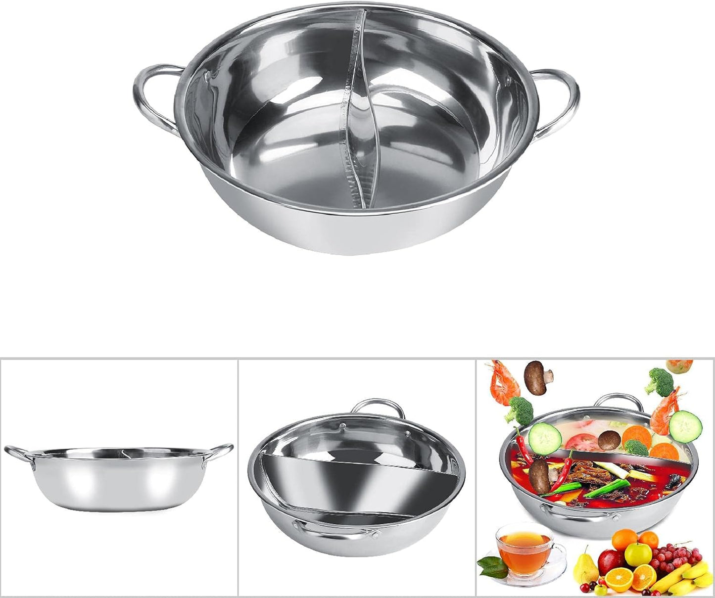 Hot Pot mit Trennwand