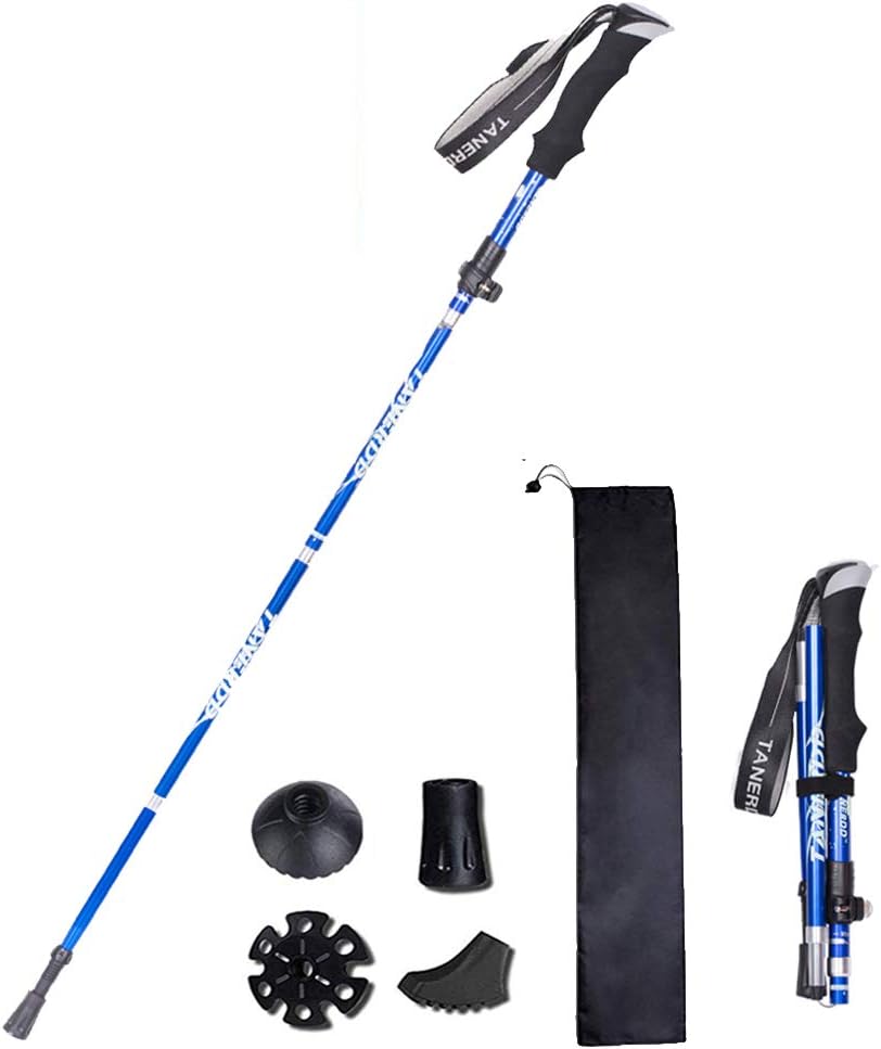 Faltbare Trekkingstöcke, Navy blue 1 Stück
