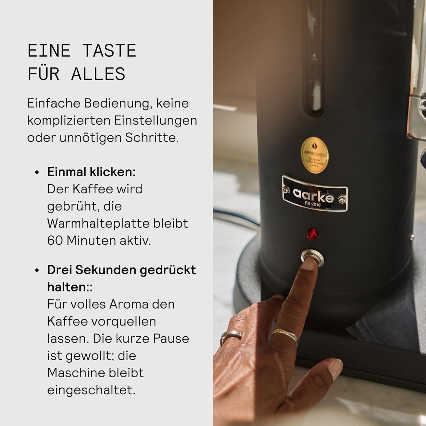 Elektrische Filterkaffeemaschine, 10 Tassen, ECBC-zertifiziert