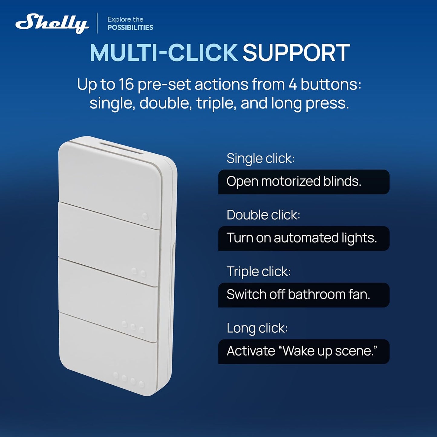BLU RC Button 4 ZB, RC Button 4