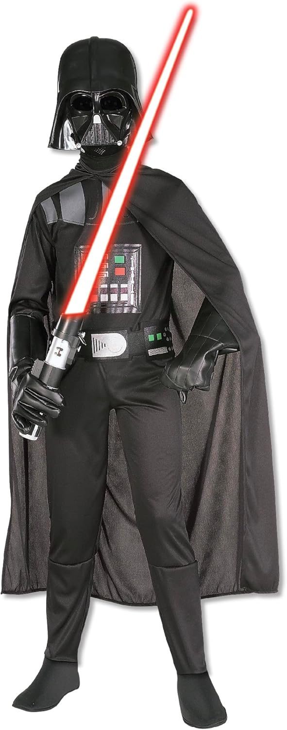 Star Wars - Darth Vader Kostüm für Kinder, 3-4 Jahre Schwarz
