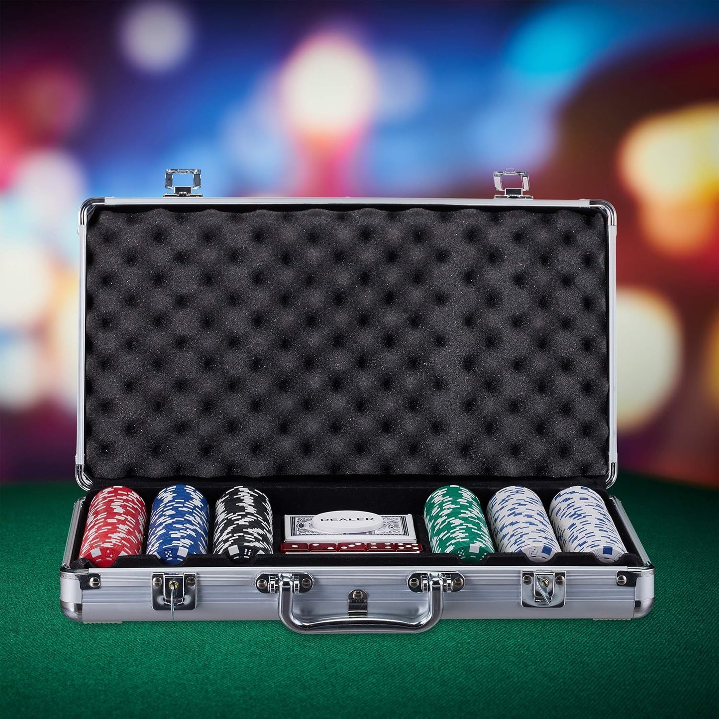 Pokerkoffer mit 300 Chips