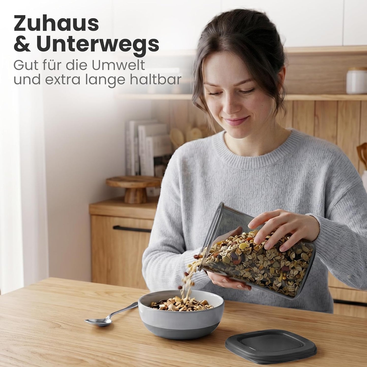 Vorratsdosen-Set mit Deckel, 12er Set | Vorratsbehälter