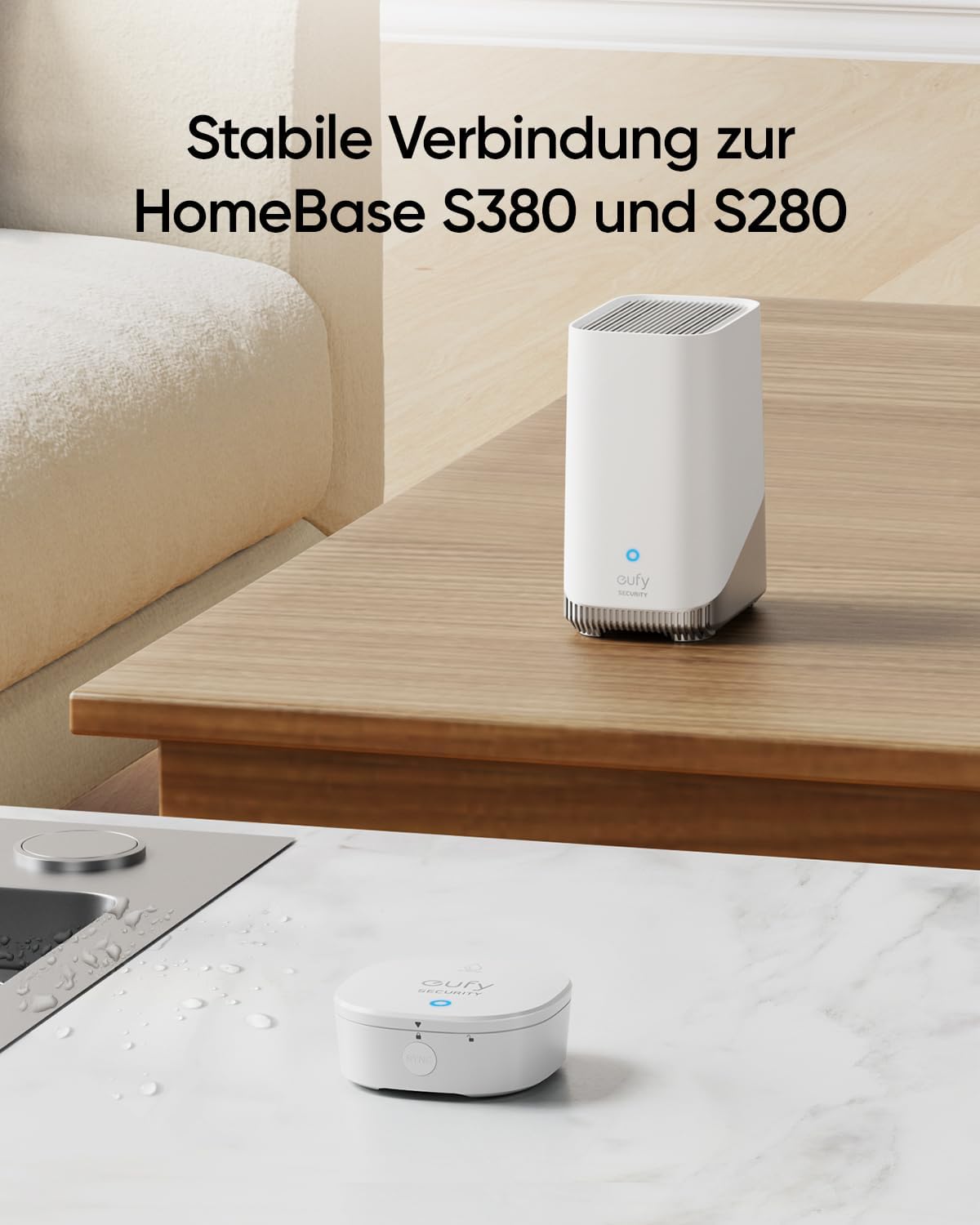 Wasser- & Frostmelder mit Fernalarmierung für HomeBase S380/S280