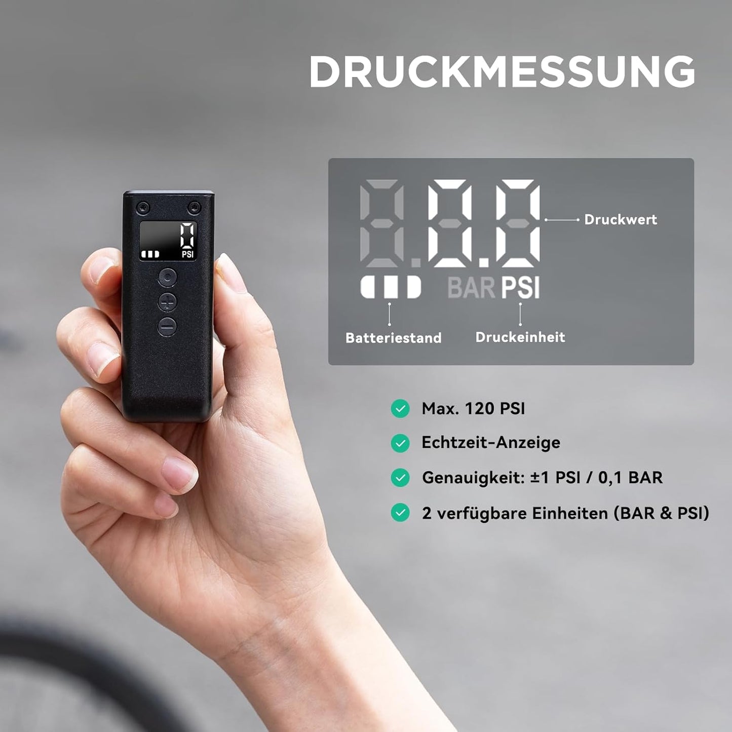 Elektrofahrradpumpe AS2 Pro