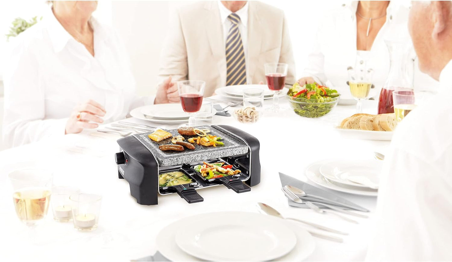 Stone & Raclette 162810, Steingrill, für 4 Personen