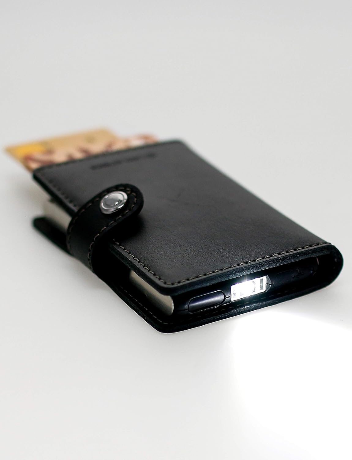 Lite Wallet Portemonnaie mit RFID-Schutz, Schwarz