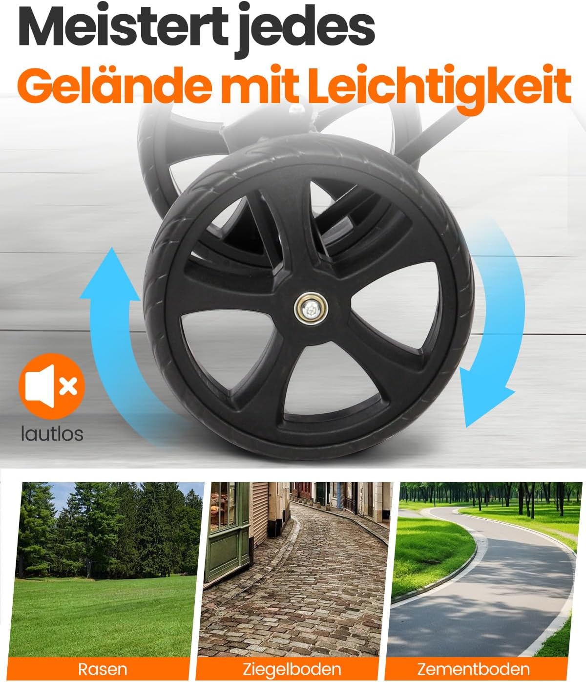Einkaufstrolley mit Kühlfunktion, Dunkelgrau Standard