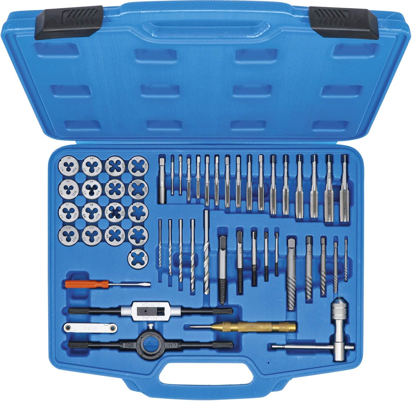 Gewindeschneid-Satz M3 - M12 56-tlg., standard