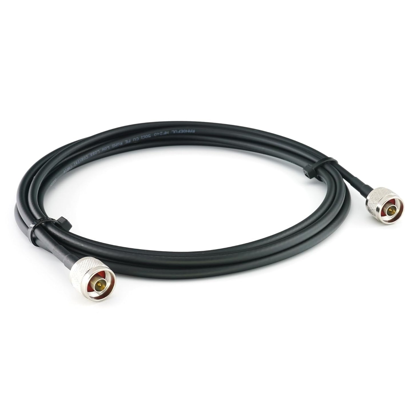 N Stecker Verlängerungskabel für Antennen HF-240 (LMR 240), 3 m N Male / N Male