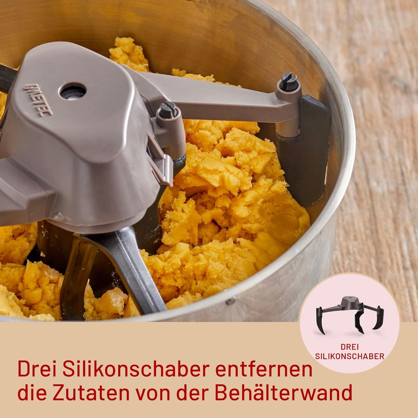 Cake Lover Knet- & Rührmaschine für Teig und Cremes