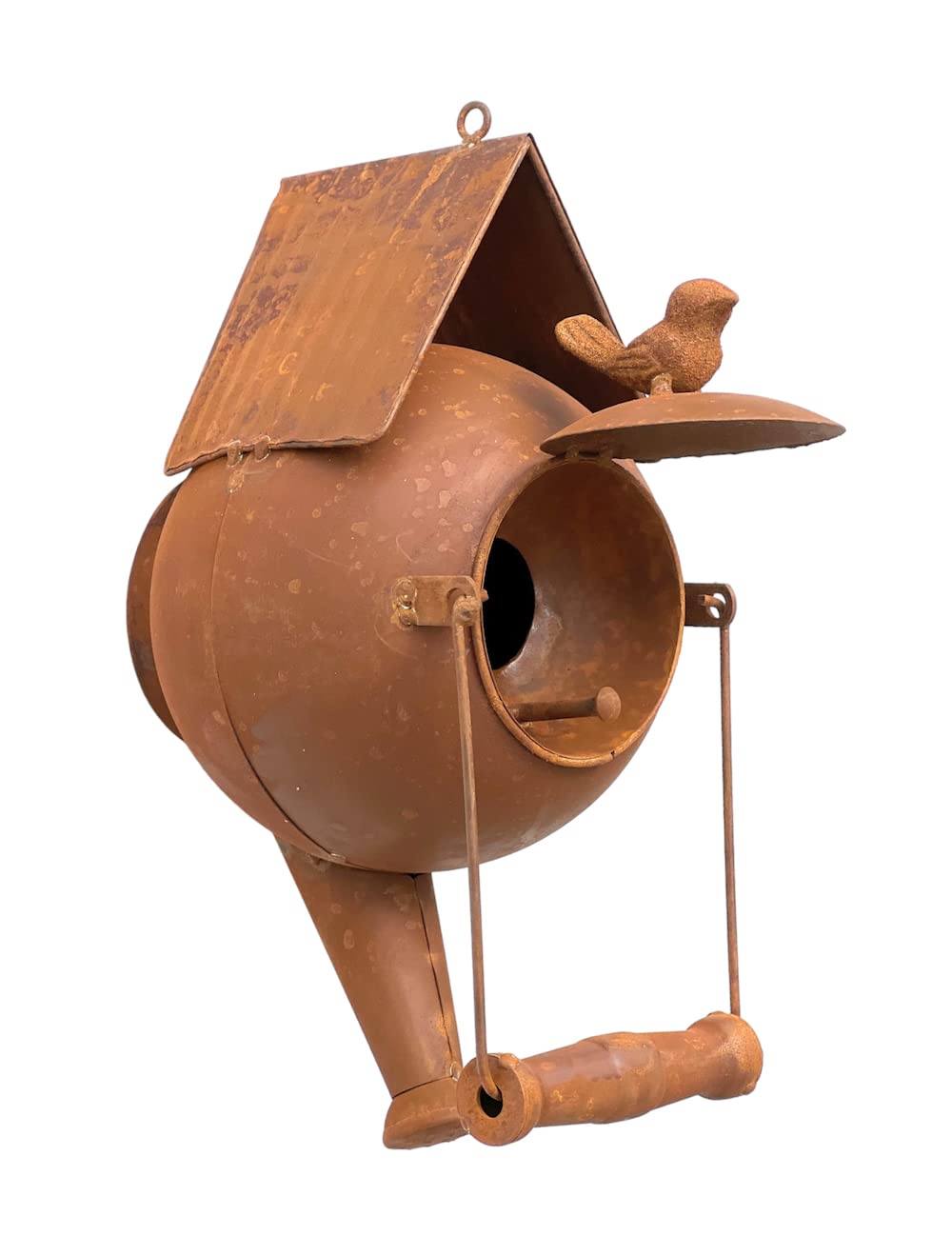 Vogelhaus zum Aufhängen aus Metall