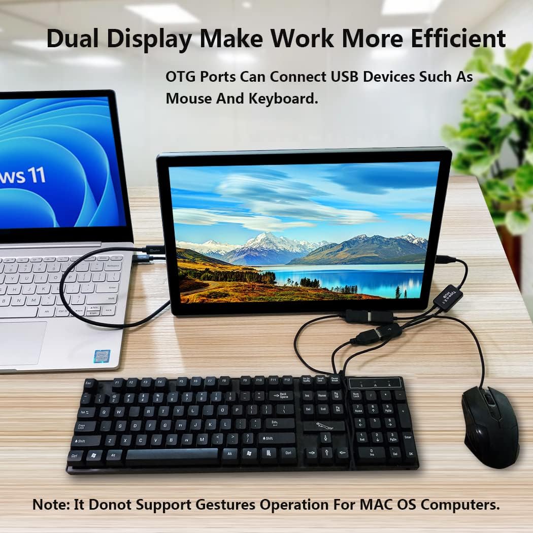 OLED Touchscreen-Monitor 13.3'', 2K OLED Touch