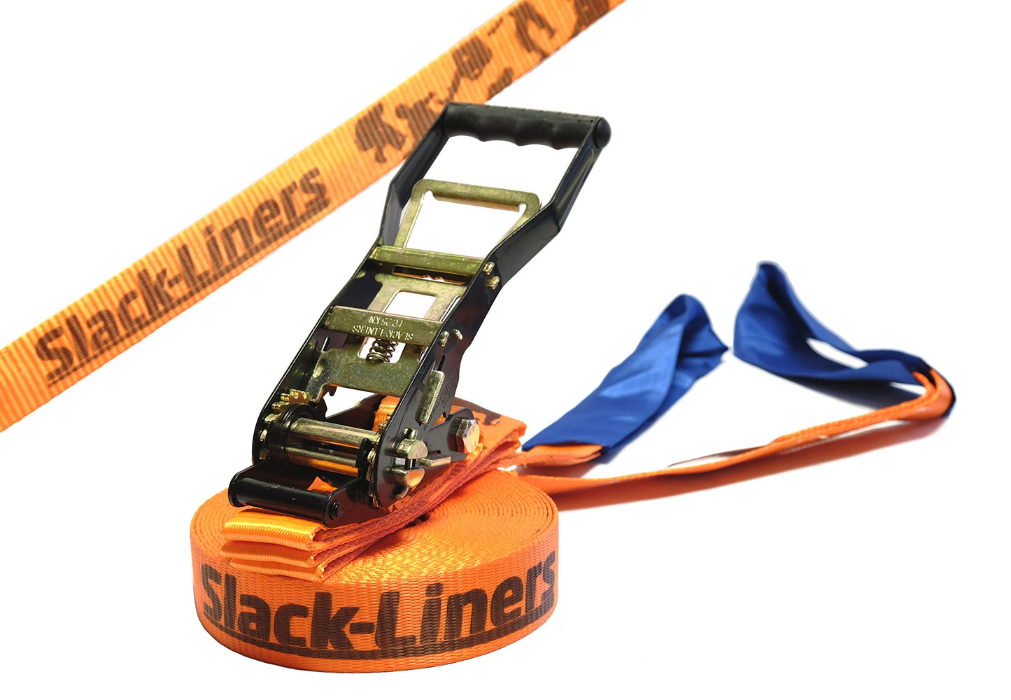 Slackline mit Langhebelratsche