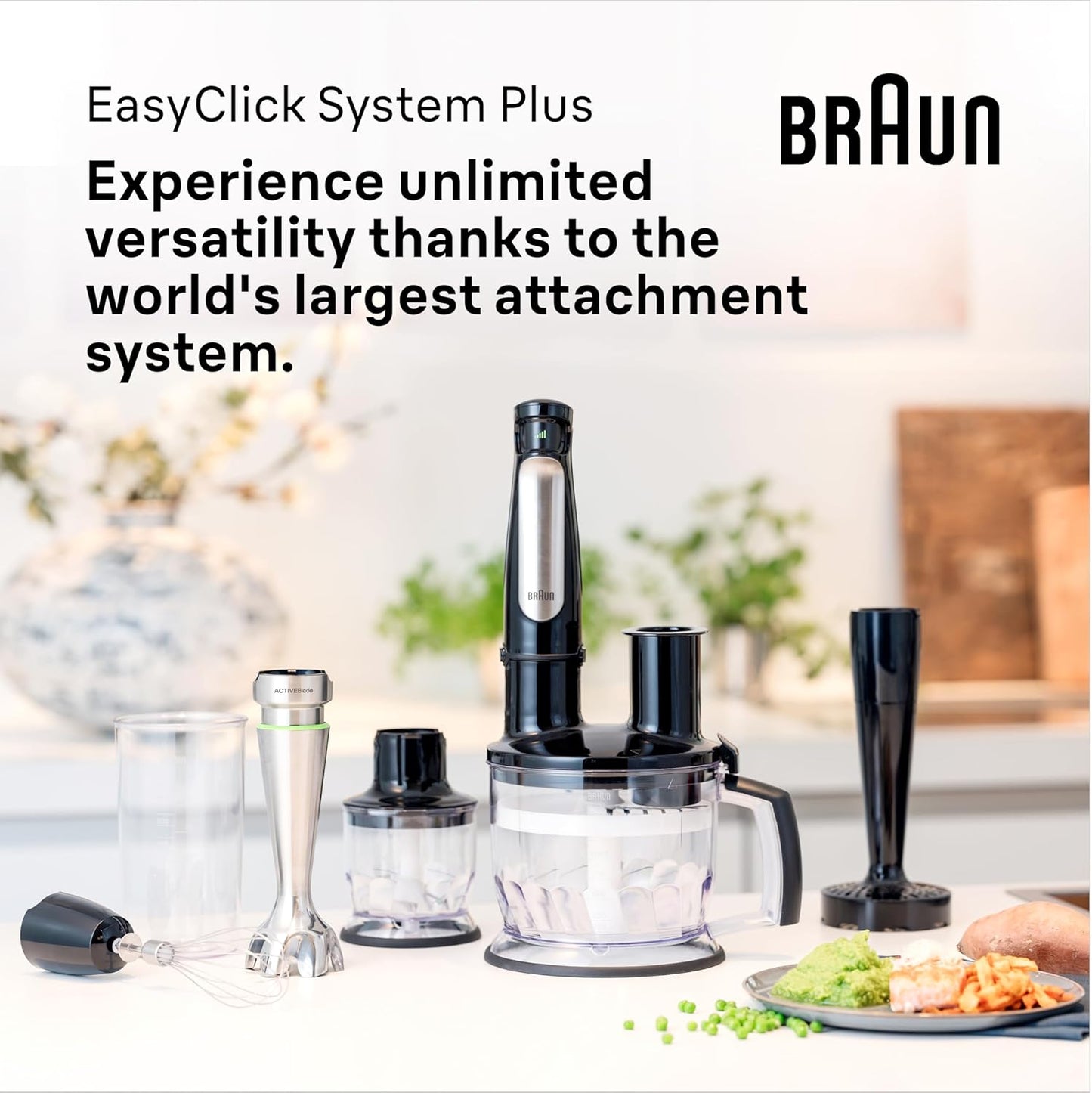 MultiQuick 7 Mixer-Set mit Spritzschutz, 4 Zubehörteile 7035x | 3 accesorios