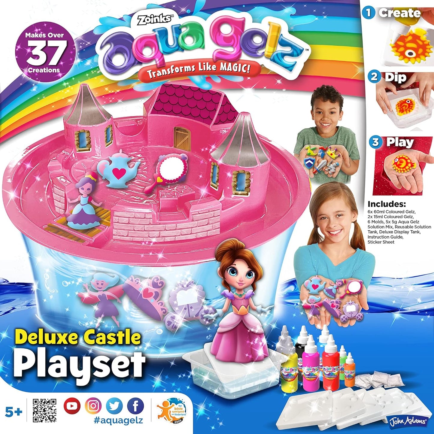 Aqua Gelz Deluxe Castle Bastelset, AquaGelz Deluxe Castle Spielset