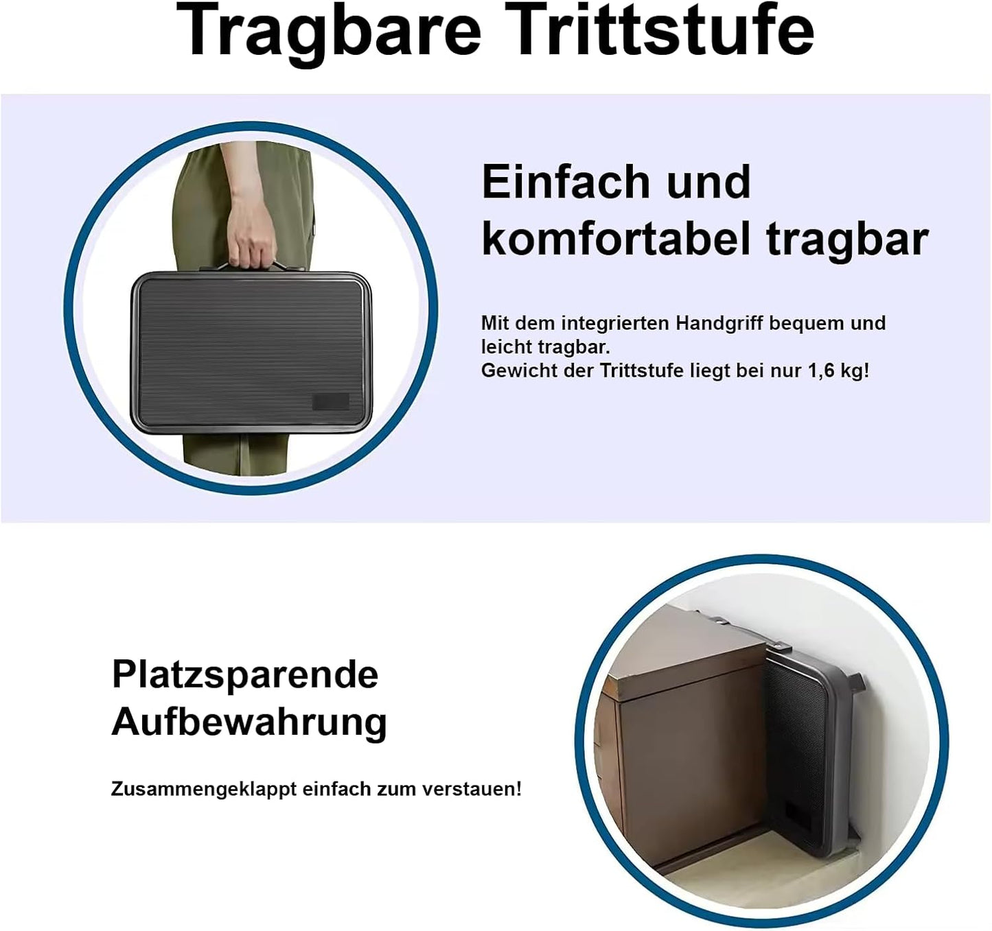 Tragbarer Klapptritt
