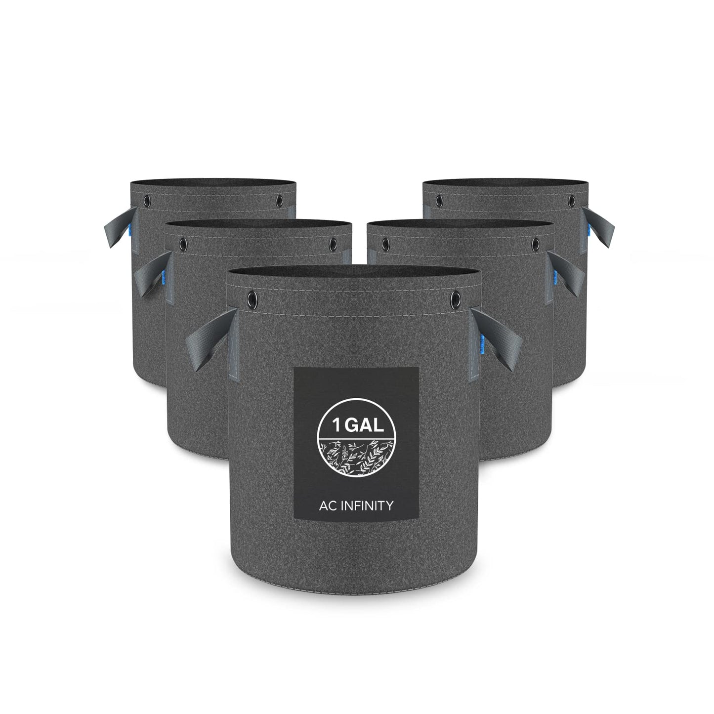 5er-Pack Stofftöpfe, 1 Gallon
