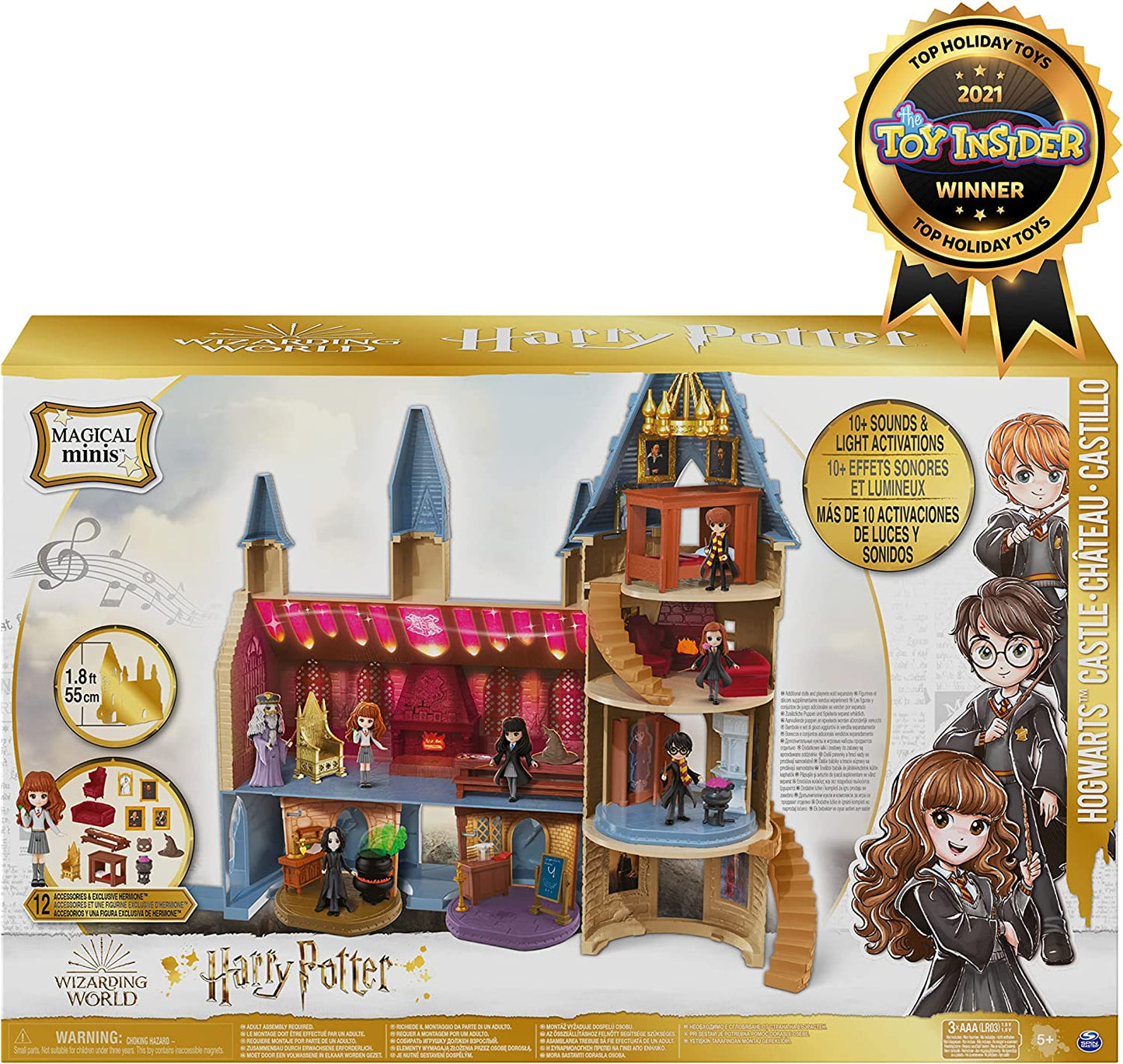 Wizarding World Harry Potter - Hogwarts Schloss Spielset mit Licht und Sound, Spielfigur, Minis Schloss Hogwarts Einzeln