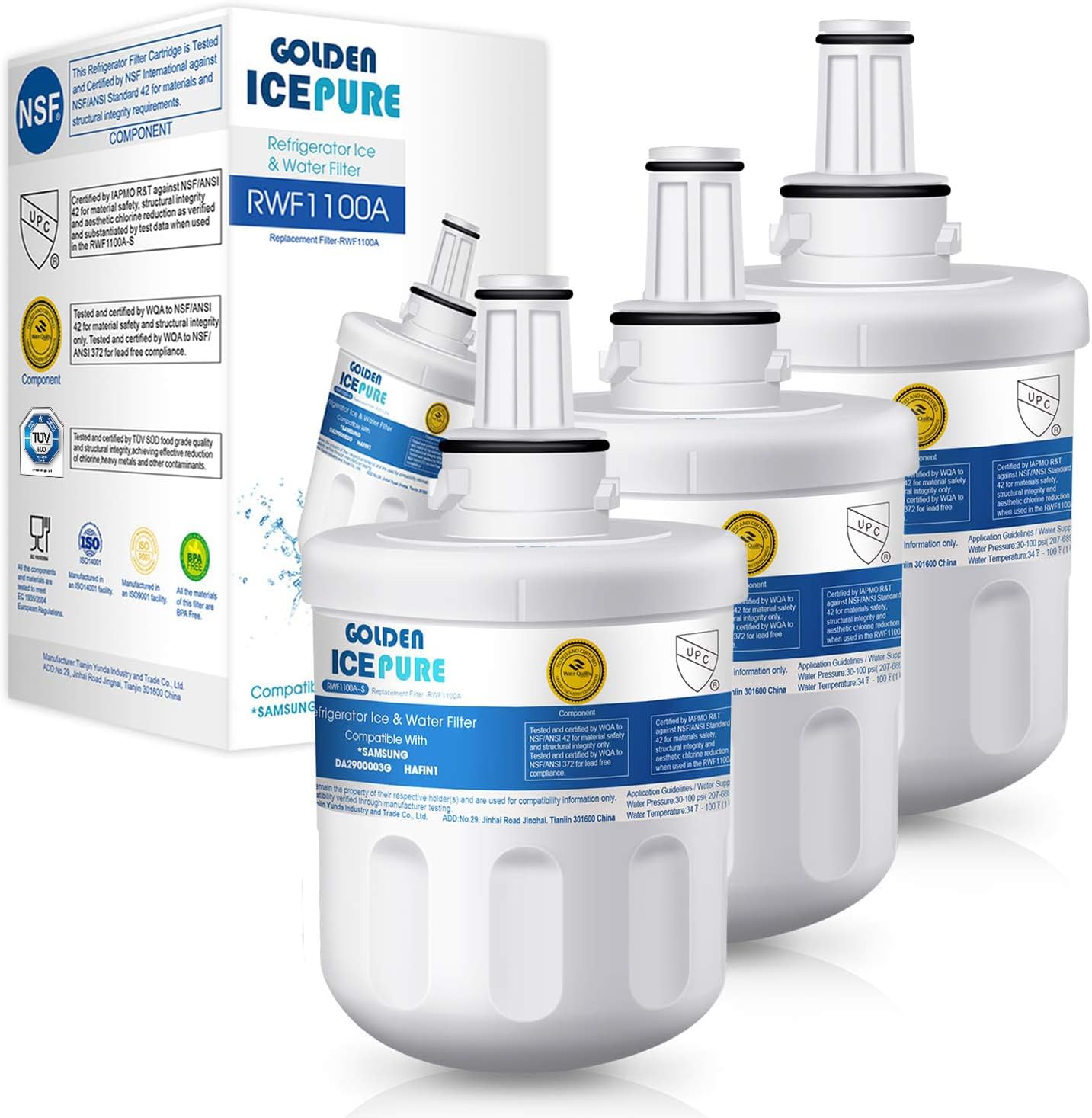 Kühlschrank Wasserfilter-Set, 3 Count (Pack of 1)