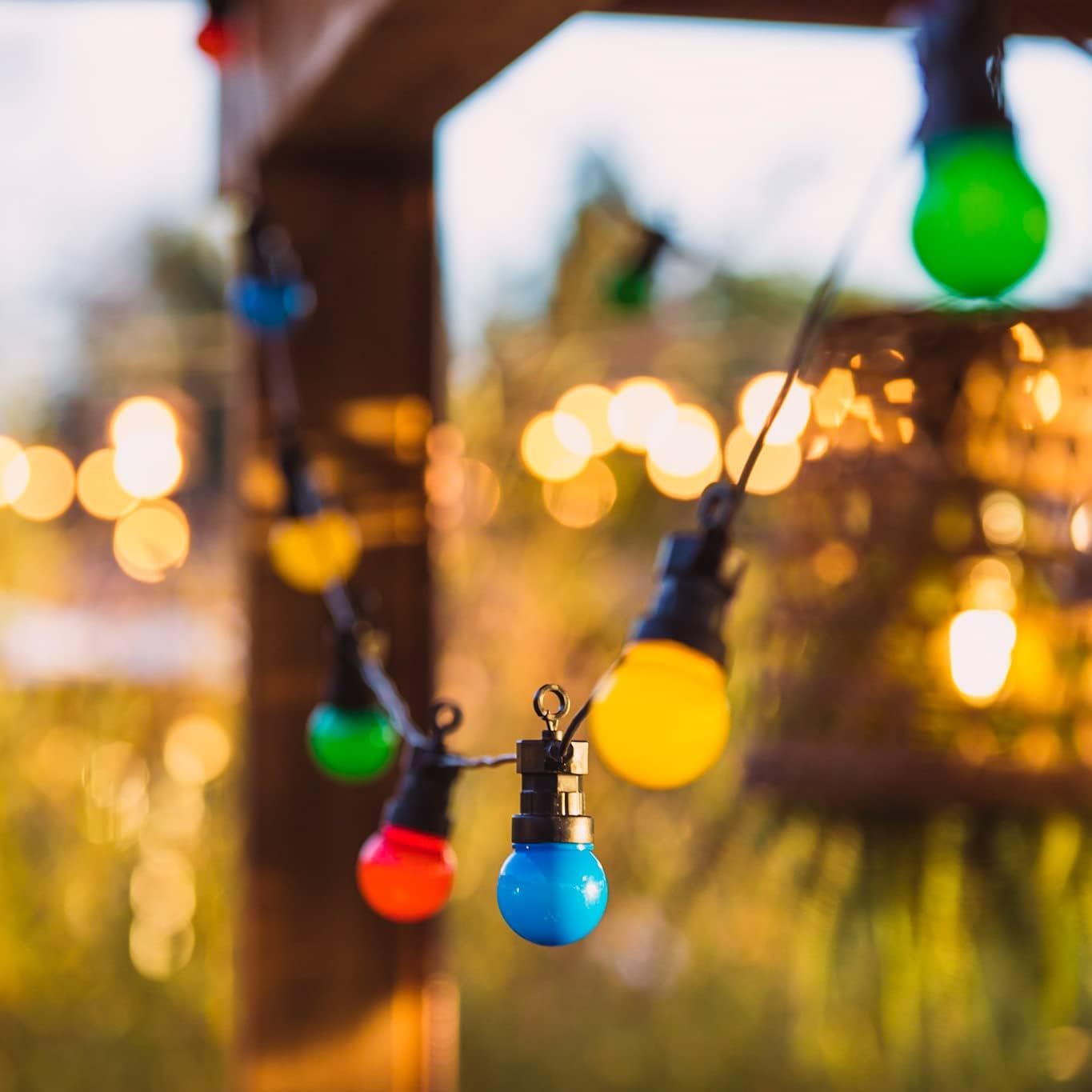 Solarbetriebene Lichterkette, Colors Edition Pack 32 LEDs + Solarpanel