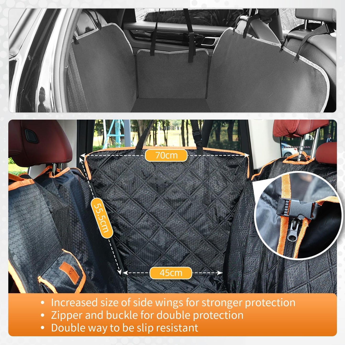 Wasserdichte Autoschondecke, Rundumschutz Upgrade:135*175cm