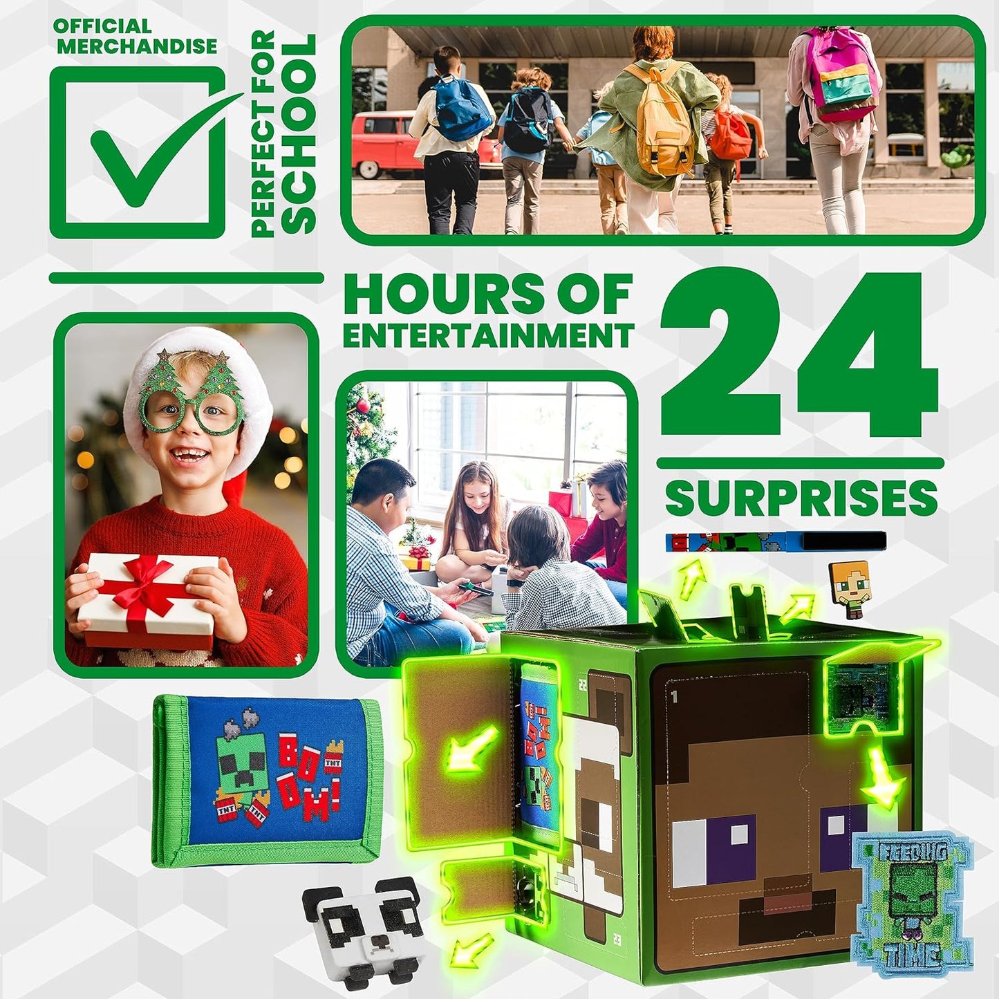 Minecraft Adventskalender 2024, Grüner Würfel