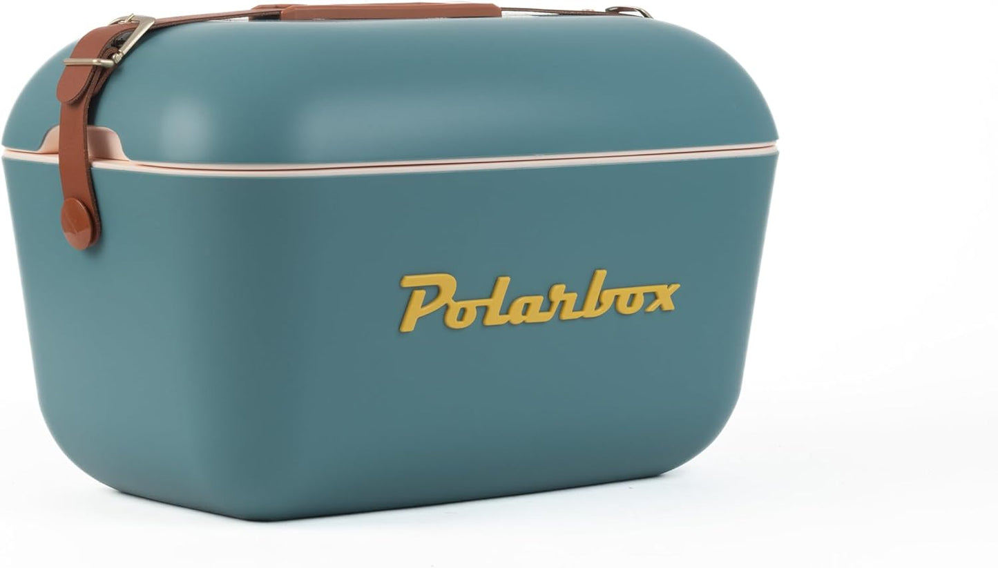 Passive Kühlbox mit Retro-Design, 12 L Classic Blau