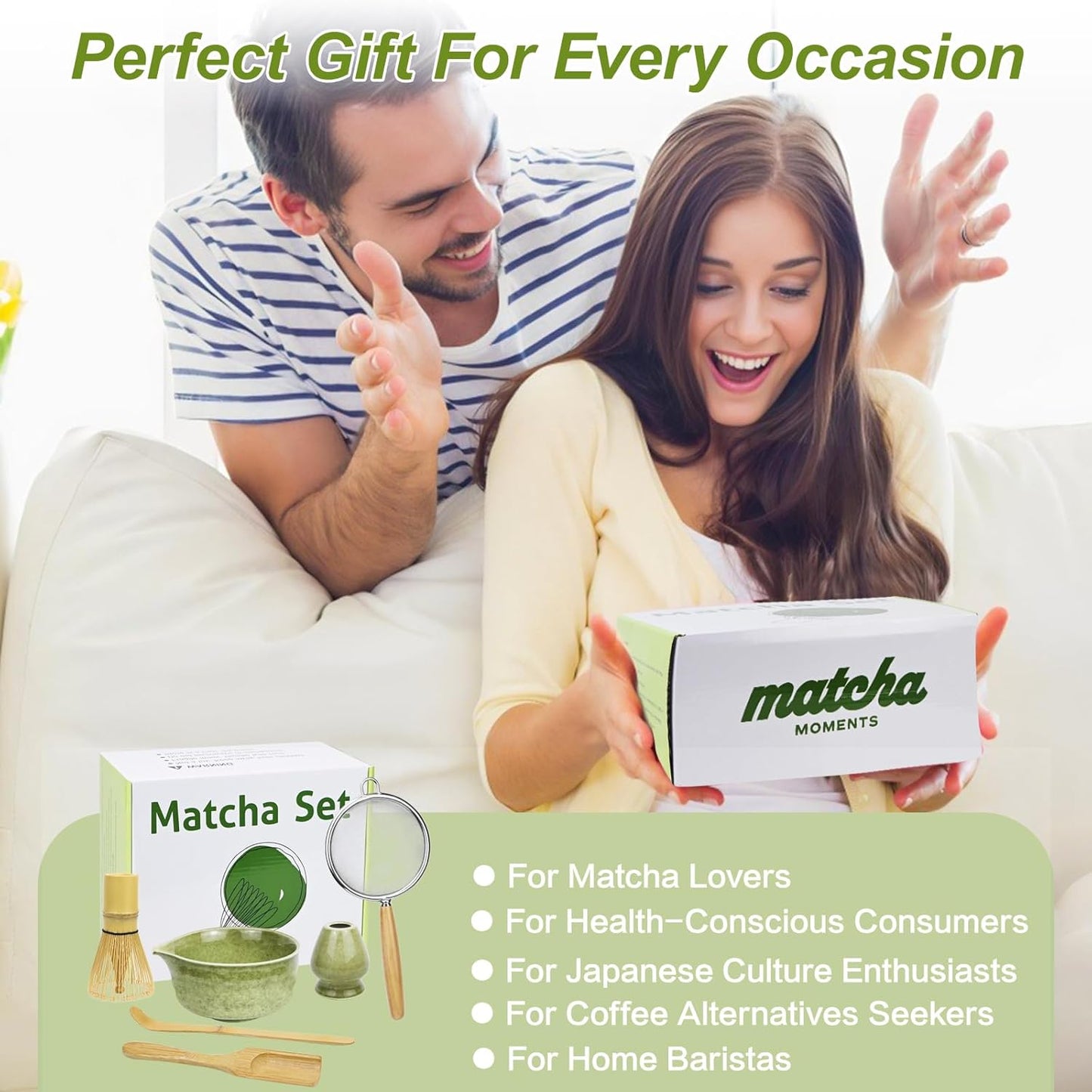 Traditionelles Matcha-Teeset (6-teilig)