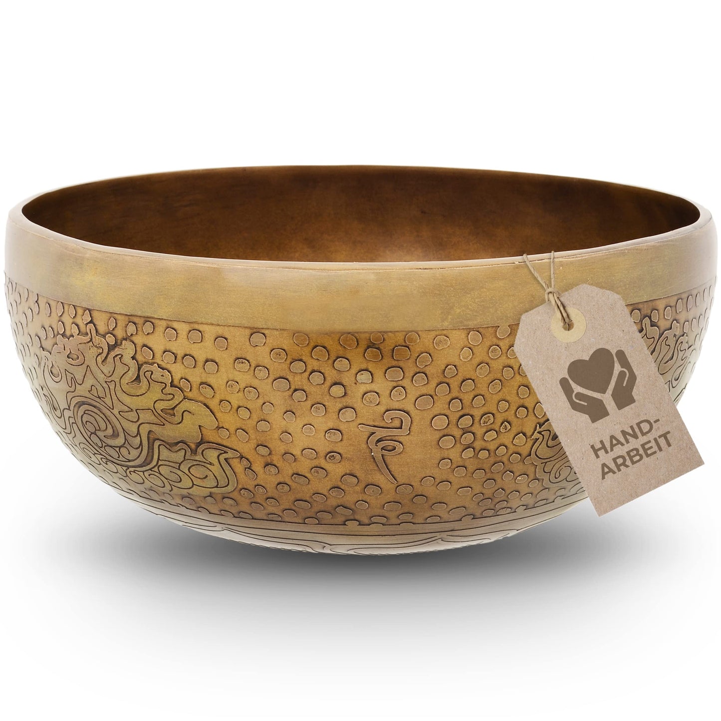 Klangschale für Meditation und Entspannung, 20 cm Antique