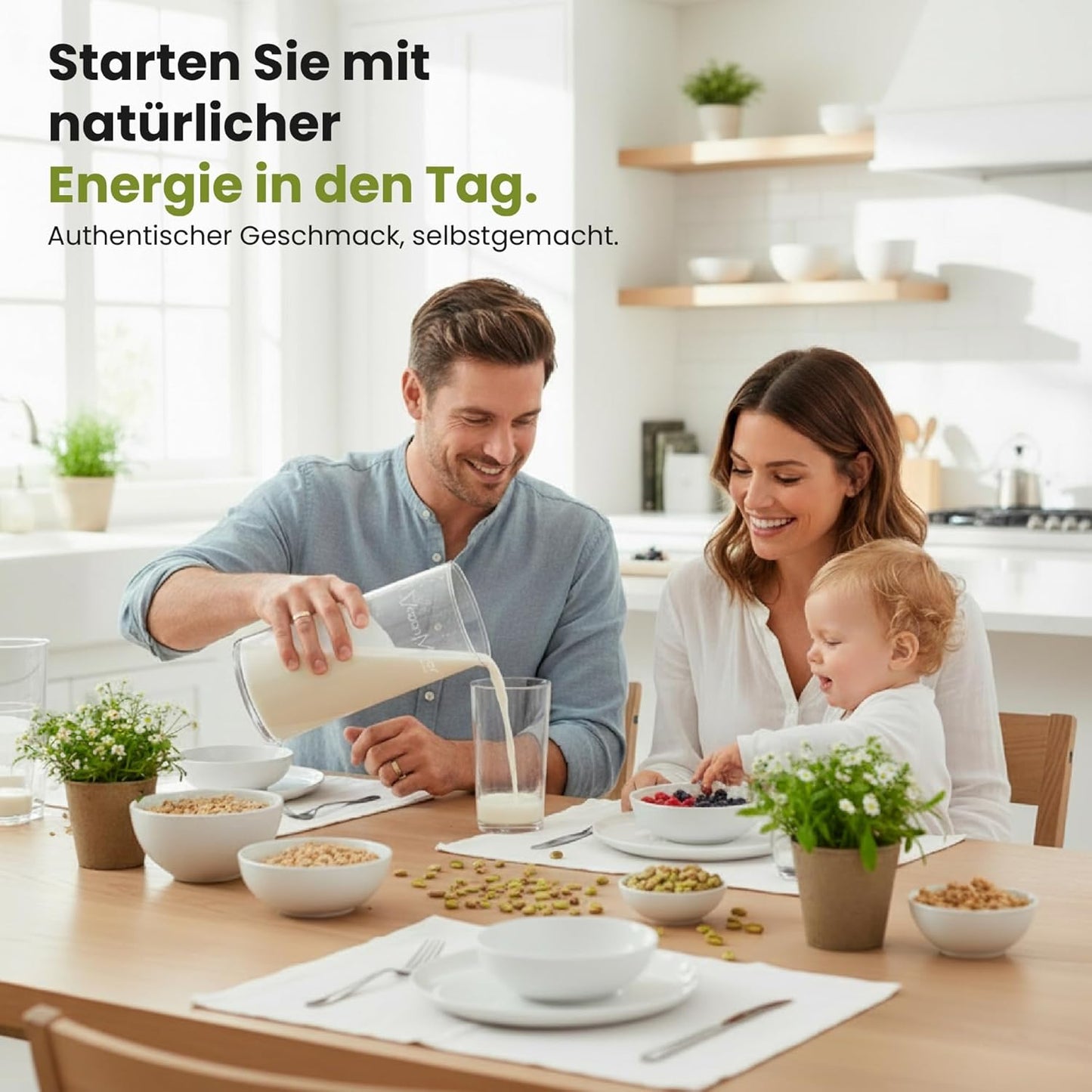 Pflanzenmilchbereiter für Mandel- und Sojamilch, Classic