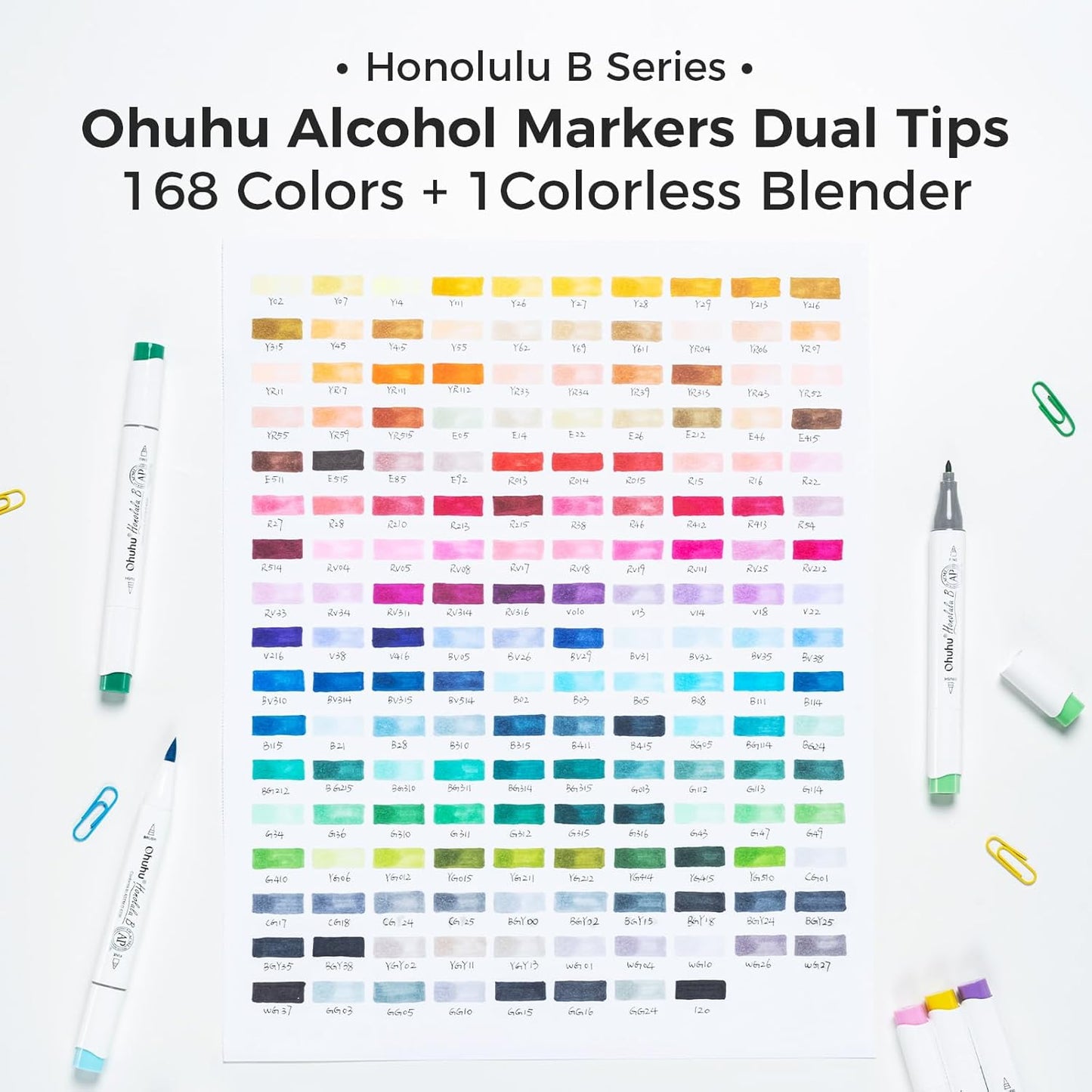 Permanentmarker-Set, 168 Farben