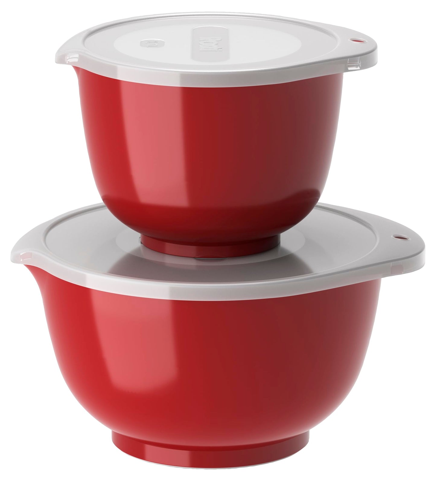 4-teiliges Margrethe Rührschüssel-Set, One Size Rot
